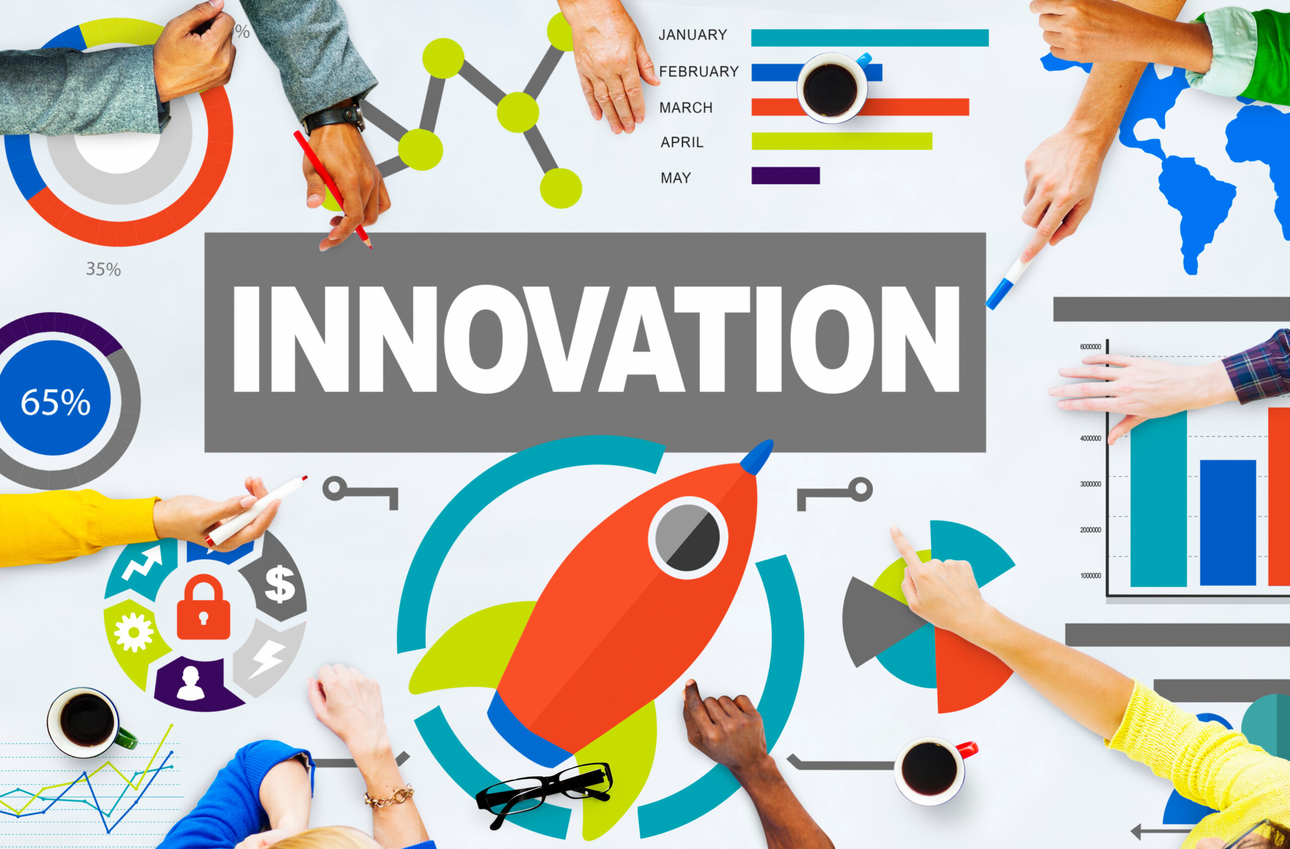 イノベーションの起こしかた people meeting creativity growth success innovation concept